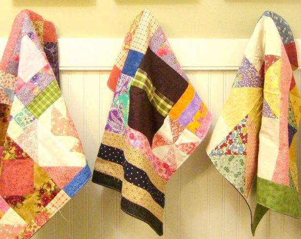 Doll Quilt with Quilt Blocks - pdf pattern