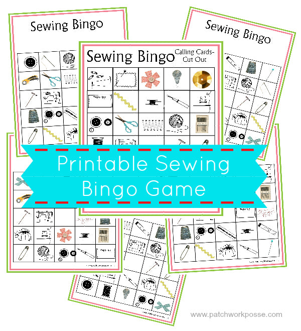Bingo PDF Game for Quilters