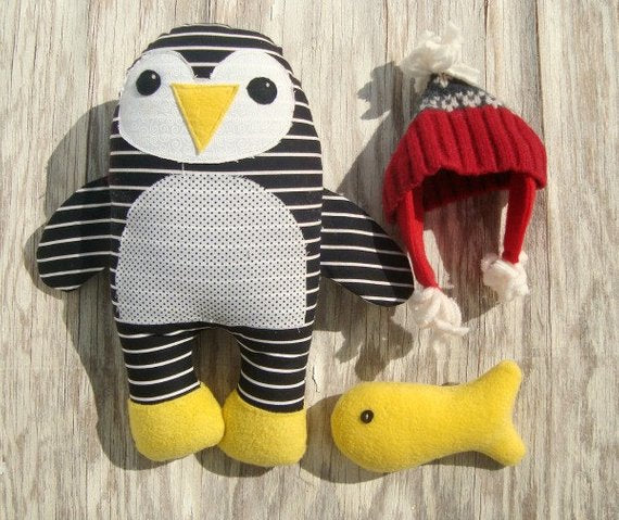 Fish & Chip - penguin and fish pattern