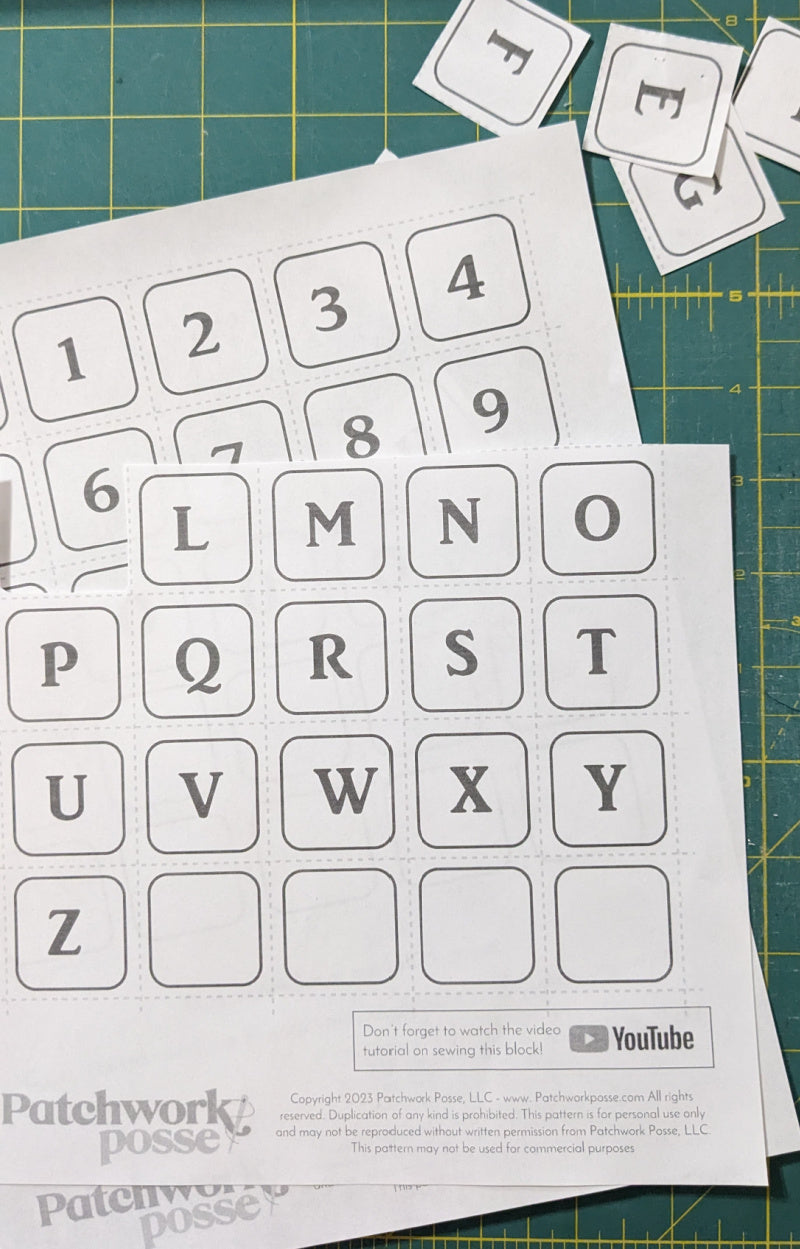 Quilt Block Markers Set