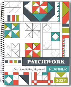 2027 Patchwork Planner Spiral Bound