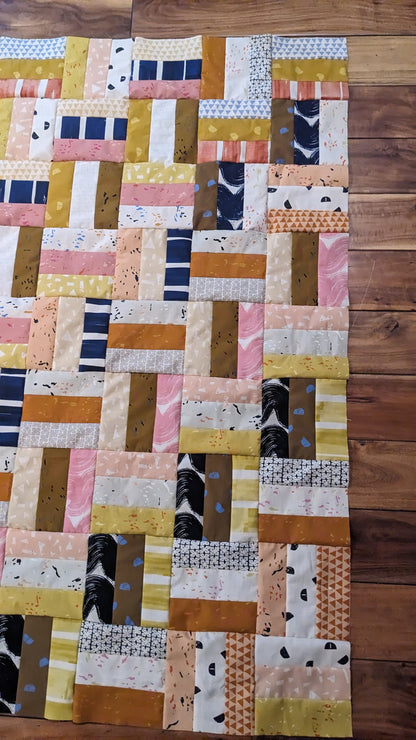 Rail Fence Quilt Pattern - pdf tutorial