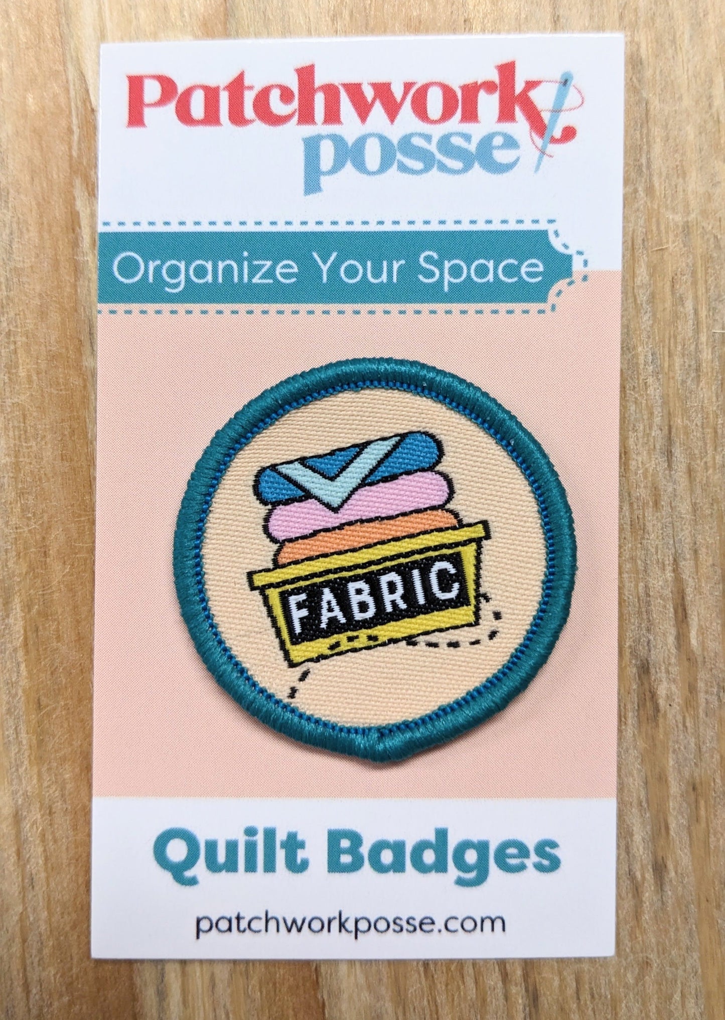 Badge / Organize Your Sewing Area