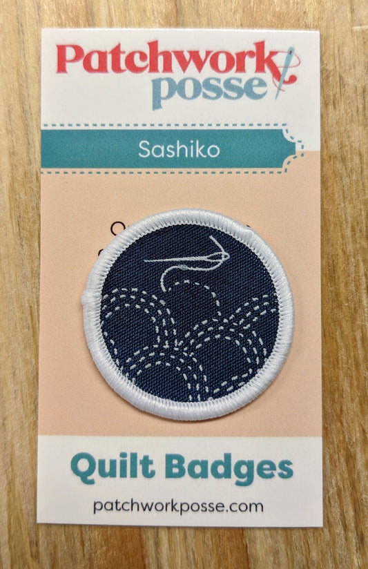 Badge / Sashiko Quilt Technique