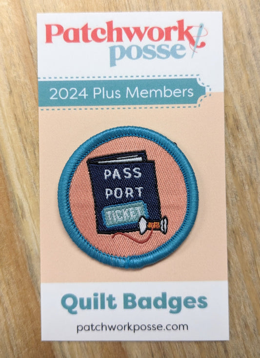 Badge / Travel and Retreat Quilter