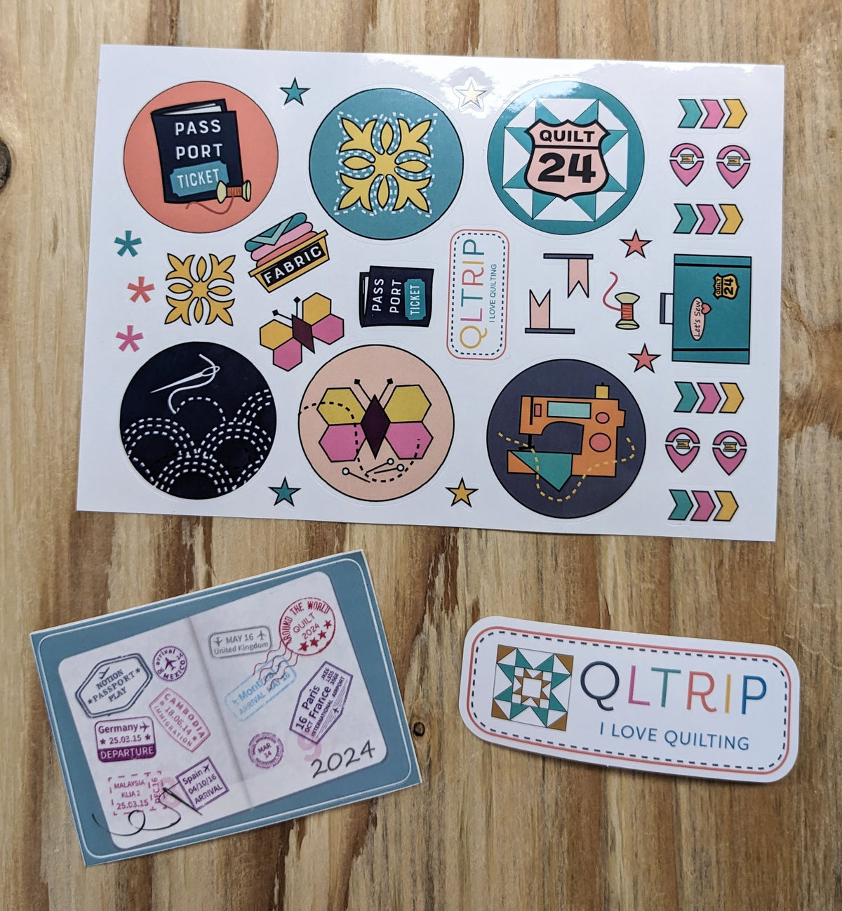 Stickers - Sheet, License Plate and Luggage – Patchwork Posse