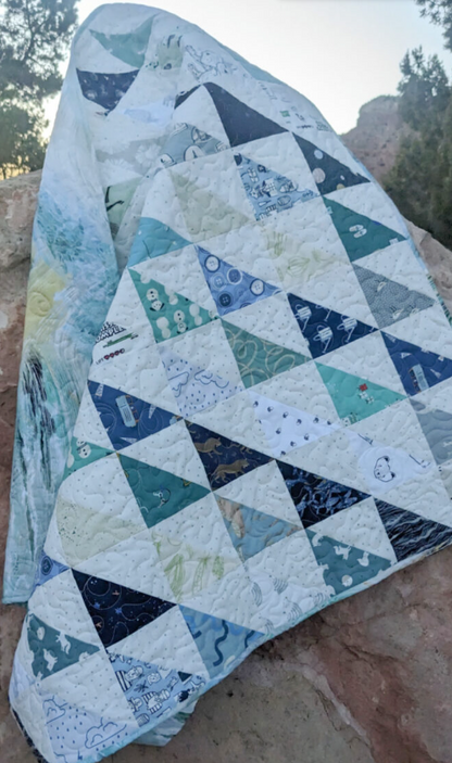 Eye Spy Baby Quilt - pdf pattern