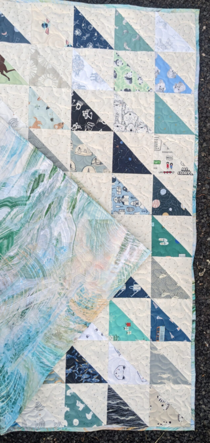 Eye Spy Baby Quilt - pdf pattern