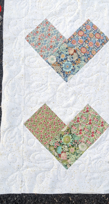 Heart Baby Quilt - pdf pattern