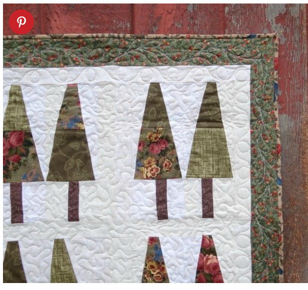 Tree Lot Wall Hanging - pdf pattern