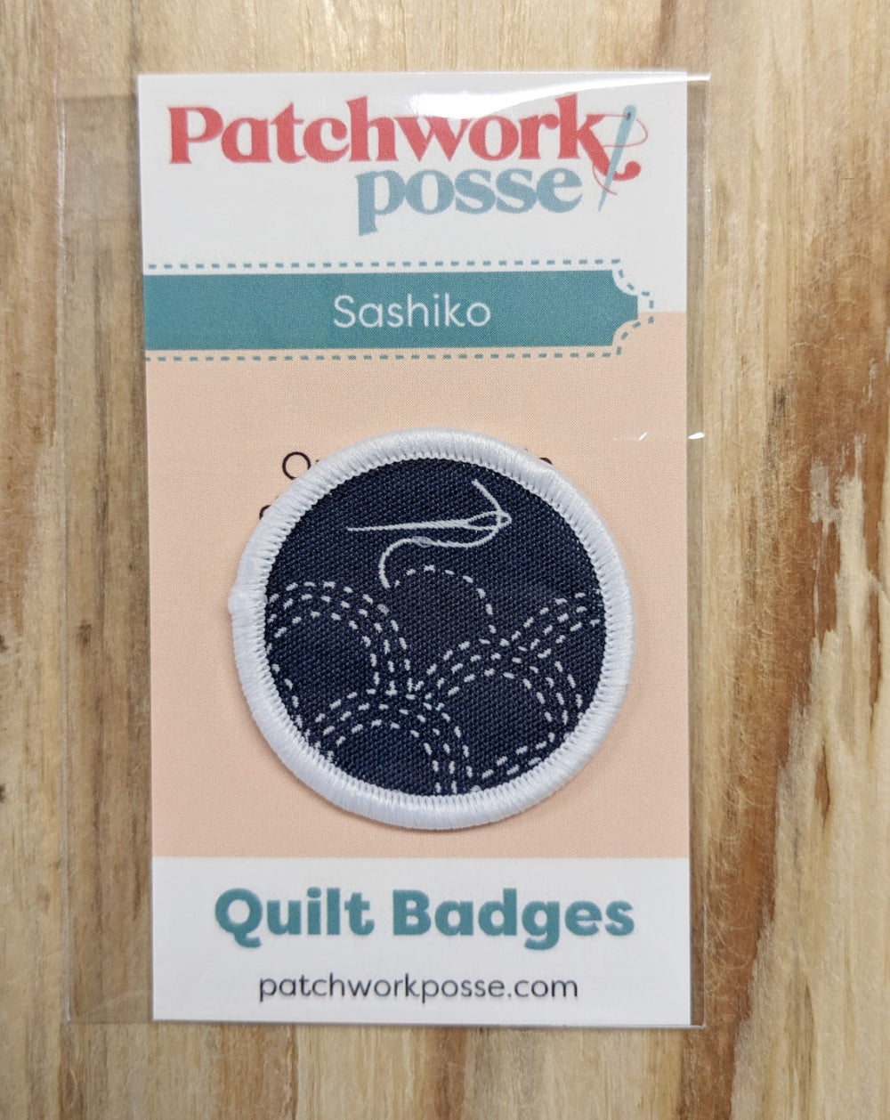 Quilting Technique Badges - Hawaiian Applique, Sashiko, English Paper Piecing