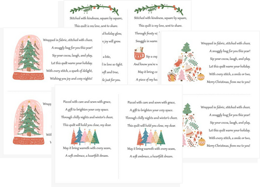 Holiday Gift Card Poems