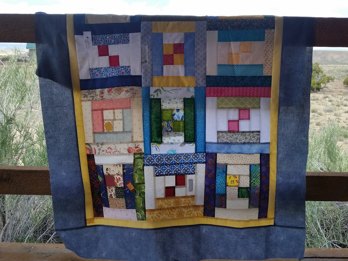Courthouse Steps Quilt - pdf pattern