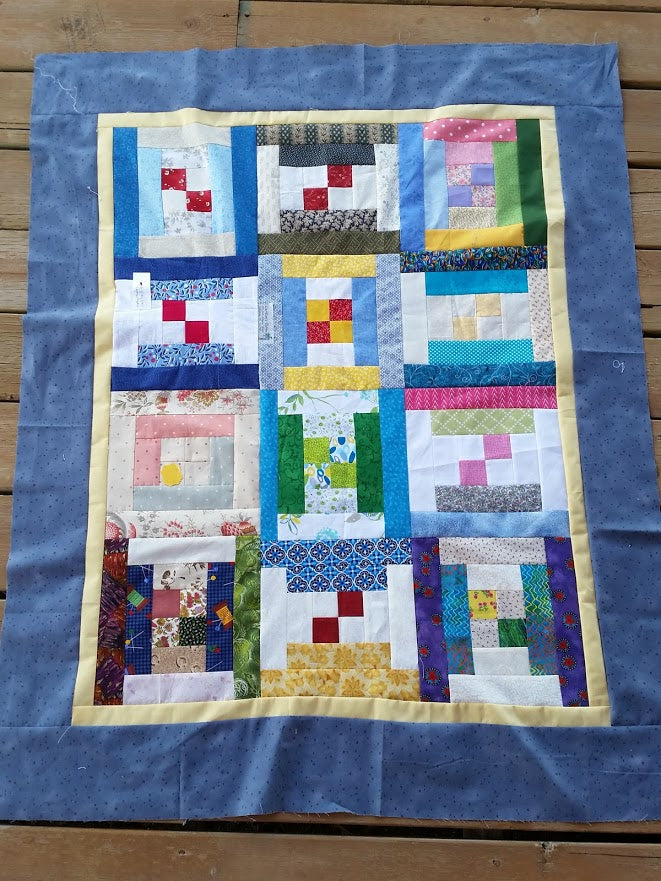 Courthouse Steps Quilt - pdf pattern