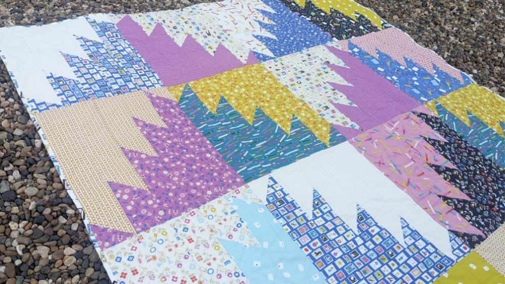 Delectable Mountain Quilt Pattern - pdf pattern