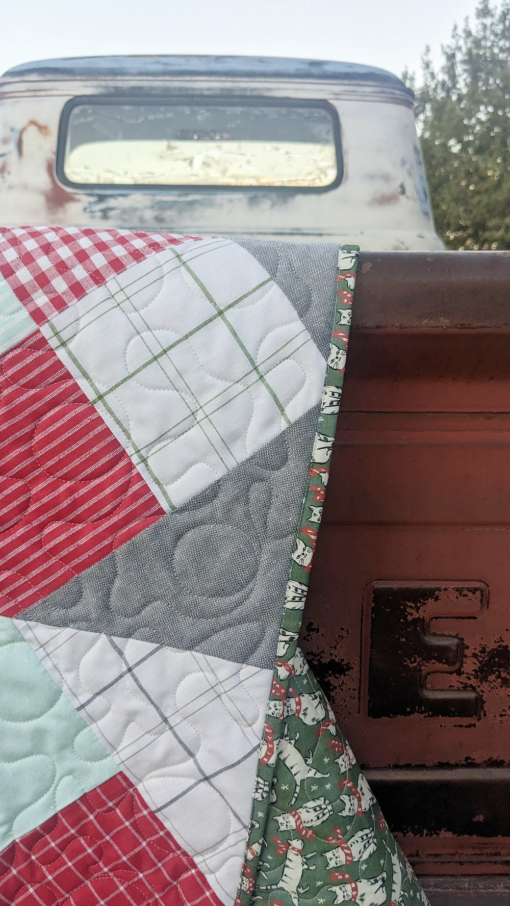 Four and Ten Quilt Pattern with a Layer Cake - pdf pattern