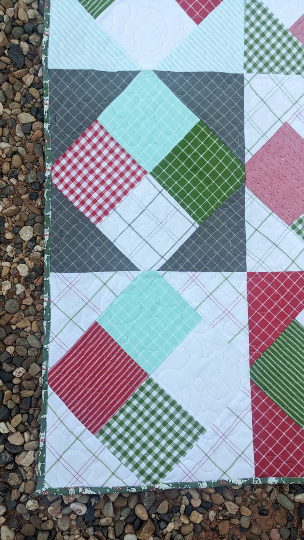 Four and Ten Quilt Pattern with a Layer Cake - pdf pattern