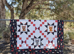 Kitty Quilt Pattern - pdf tutorial