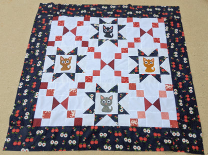 Kitty Quilt Pattern - pdf tutorial