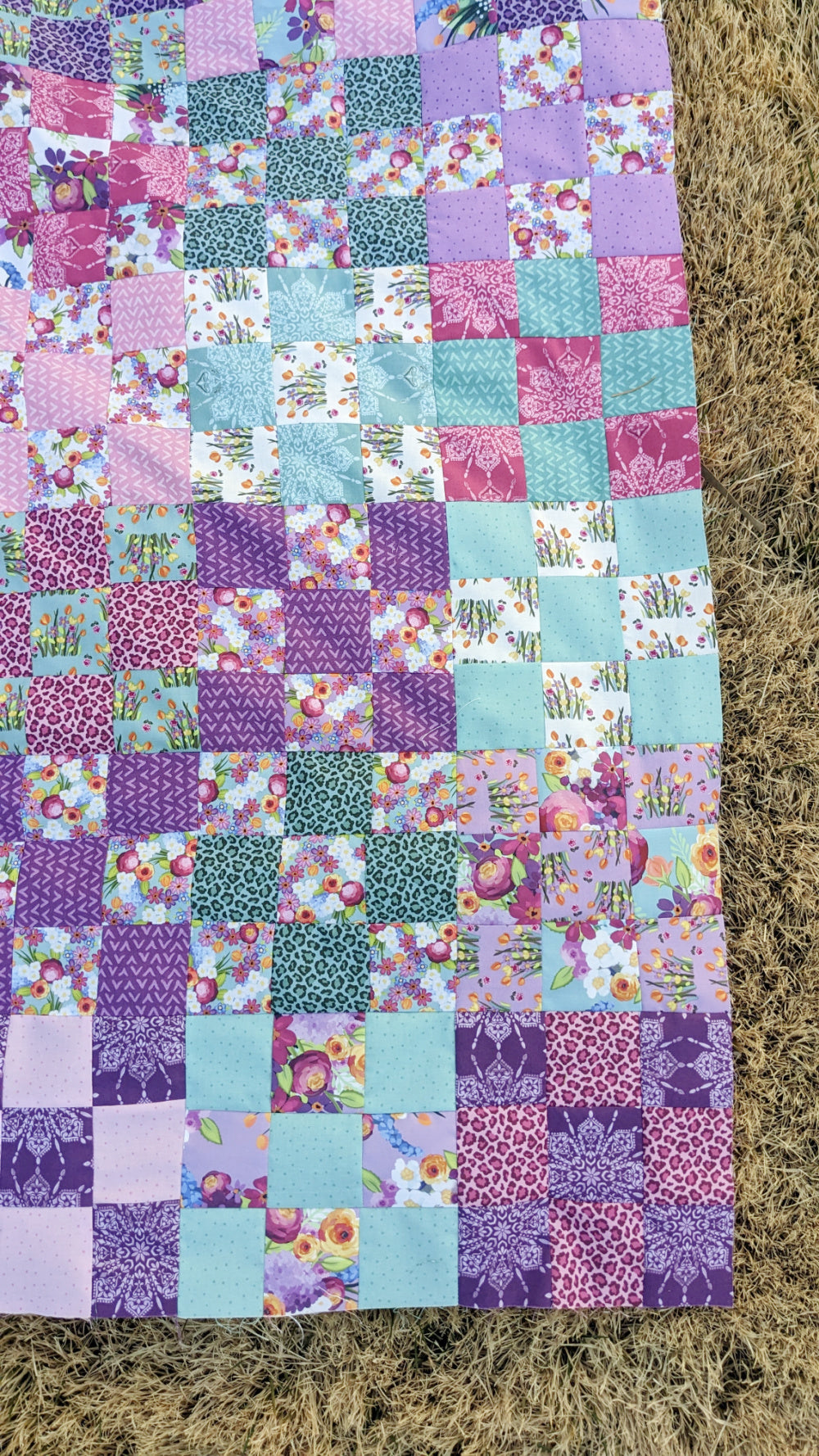 Nine Patch Quilt Pattern - pdf tutorial