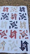 Patriotic Pinwheel Quilt Pattern