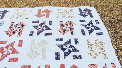 Patriotic Pinwheel Quilt Pattern