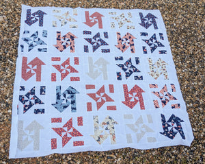 Patriotic Pinwheel Quilt Pattern