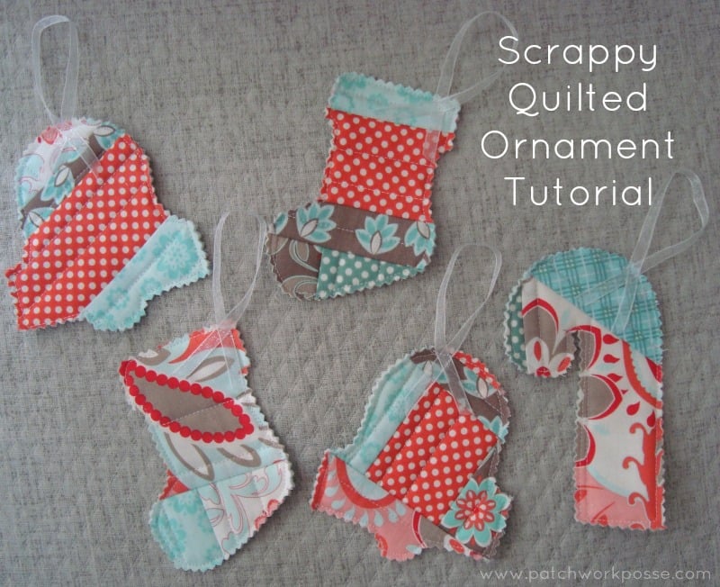 Scrappy Ornaments - pdf pattern