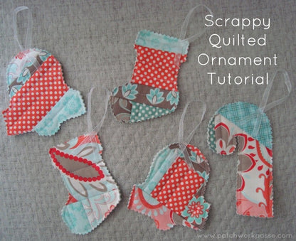 Scrappy Ornaments - pdf pattern