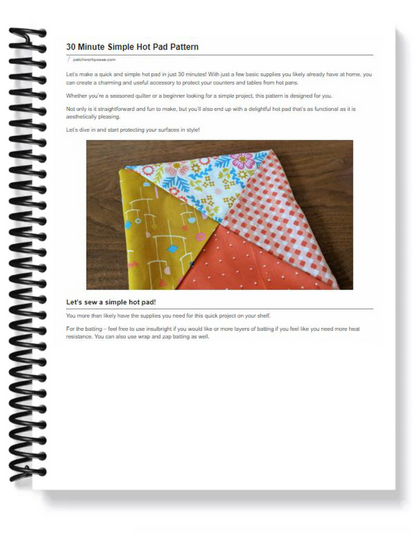 Simple Hot Pad Pattern - pdf tutorial