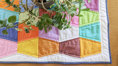 Tumbler Table Runner Pattern - pdf tutorial