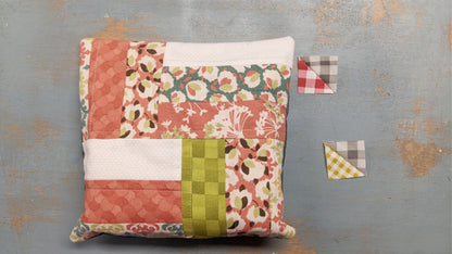 Zipper Project Bag with Quilt Blocks - pdf tutorial