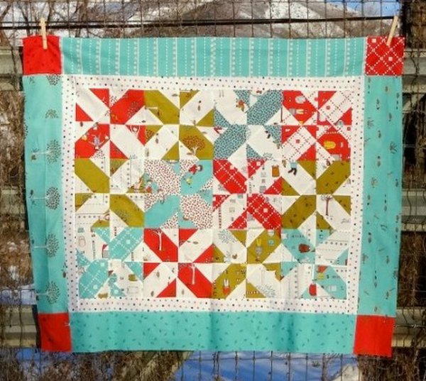 Disappearing four patch quilt- Pinwheel Twist Quilt Pattern