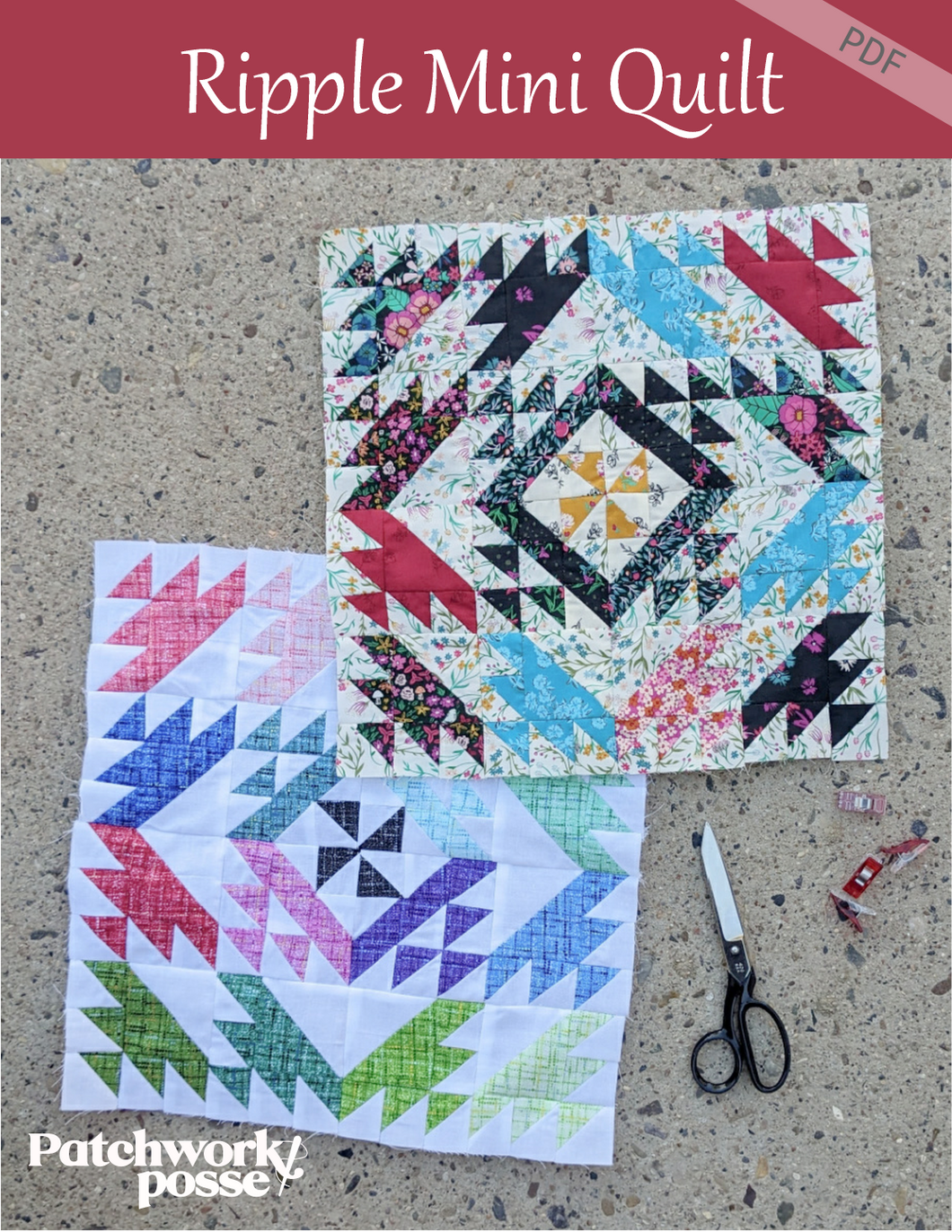 Ripple Mini Quilt Pattern