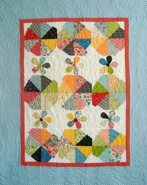 Apple Slices Baby Quilt Pattern