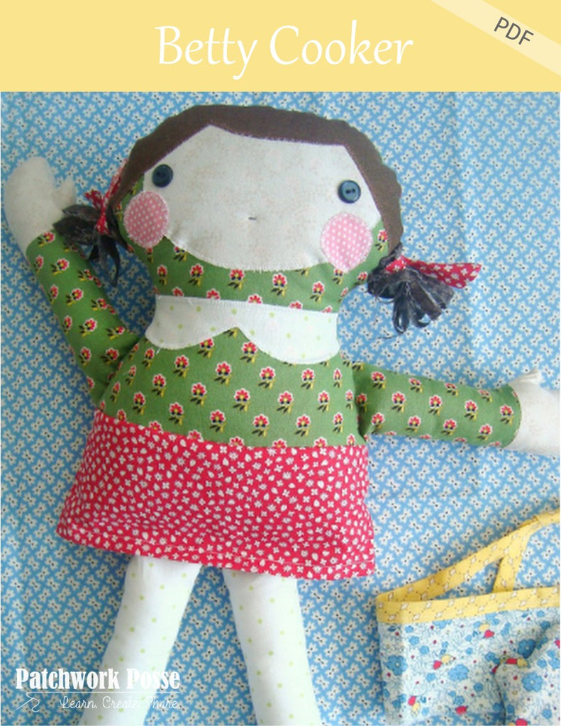 Betty Cooker Doll Pattern
