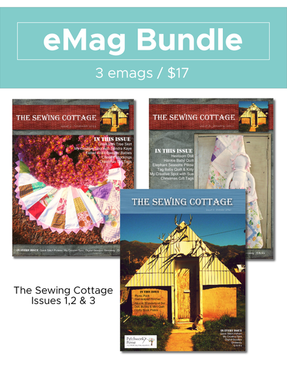 the Sewing Cottage emag Bundle 1-3