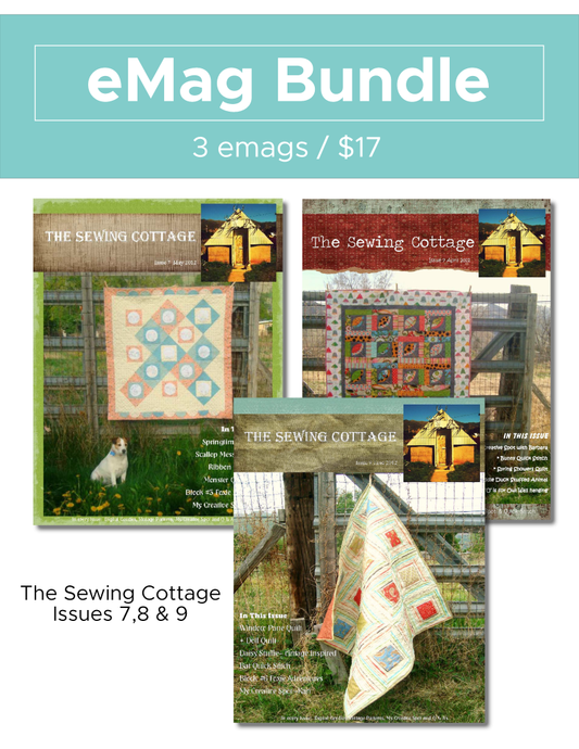 the Sewing Cottage emag Bundle 7-9