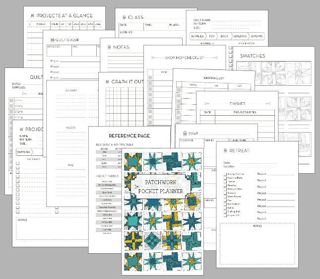 Quilters Planner Pocket Edition