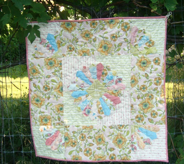 Dresden Garden Quilt Pattern / baby quilt