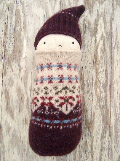 Felted Sweater Doll