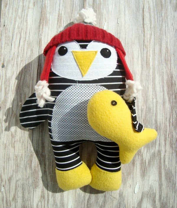 Fish & Chip - penguin and fish pattern