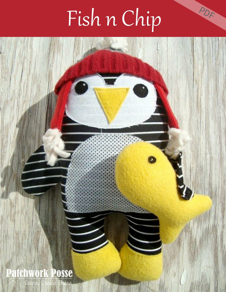 Fish & Chip - penguin and fish pattern