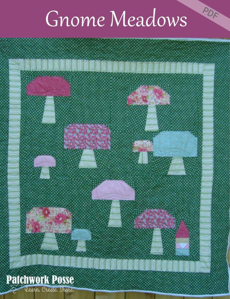 Gnome Meadows Quilt Pattern