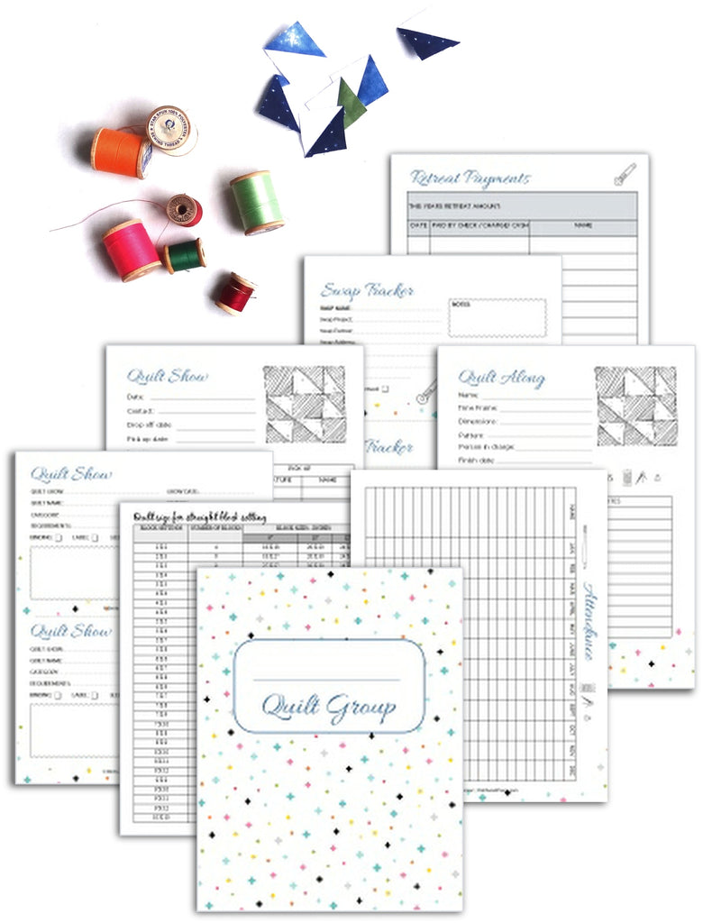Quilt Group Binder {70+ pages}