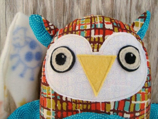 Owl and Mouse Plushie Pattern