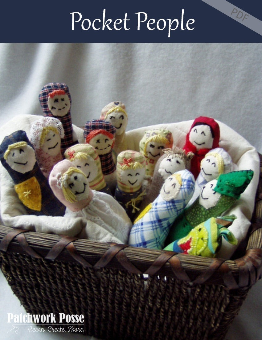 Pocket People and Carrier Pattern – Patchwork Posse