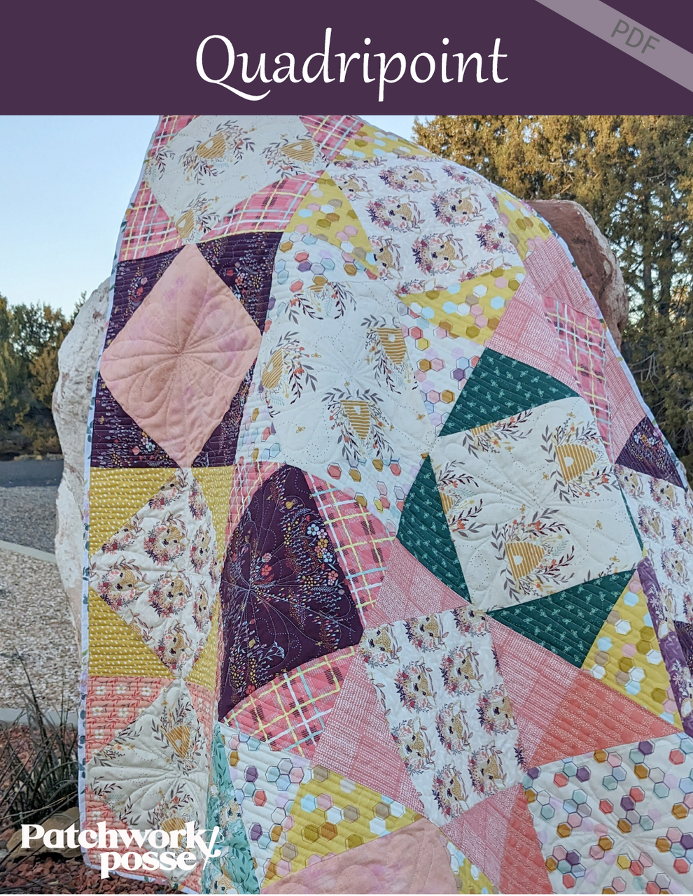 Quadripoint Quilt Pattern – Patchwork Posse