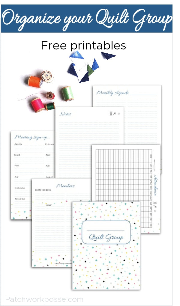 Quilt Group Printables - sample set