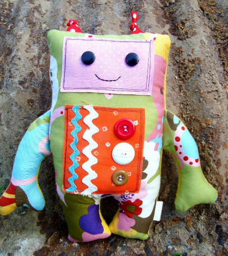 Robots Pattern – Patchwork Posse